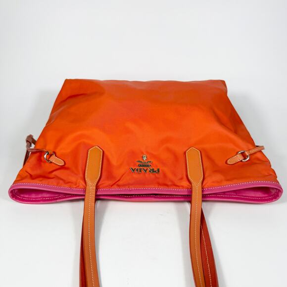 Prada Nylon Saffiano Logo Tote Bag - Picture 8 of 16